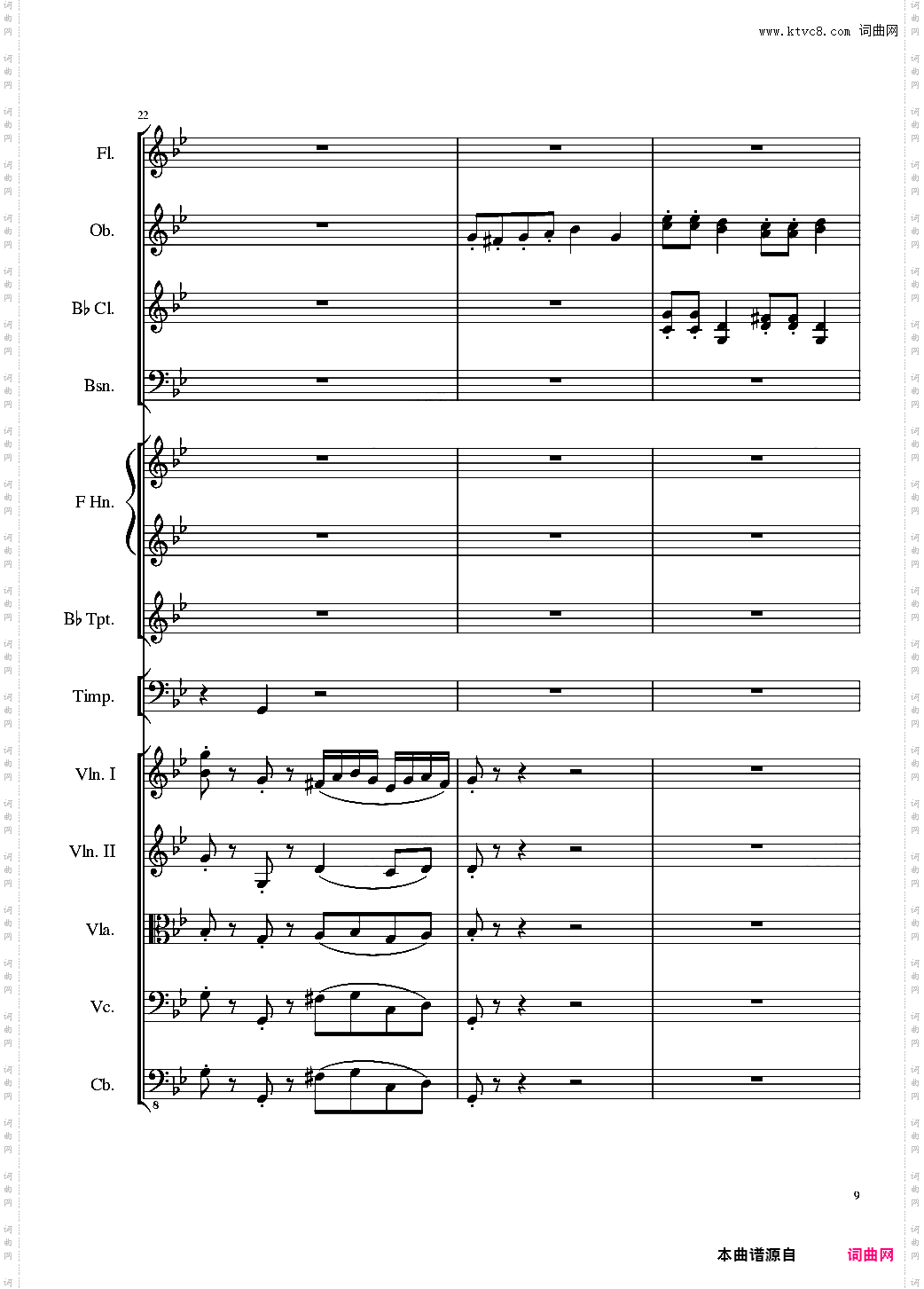 4 Contredanses for Chamber Orchestra, Op·120 No·2