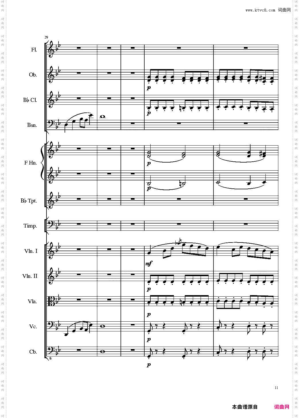 4 Contredanses for Chamber Orchestra, Op·120 No·2