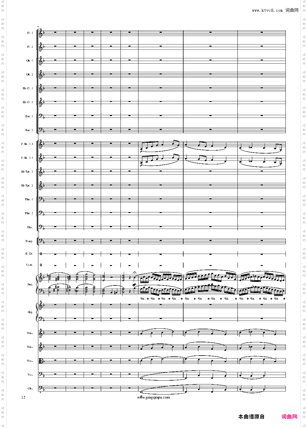 Piano Concerto No·6 in sharp F Minor Op·57 II·