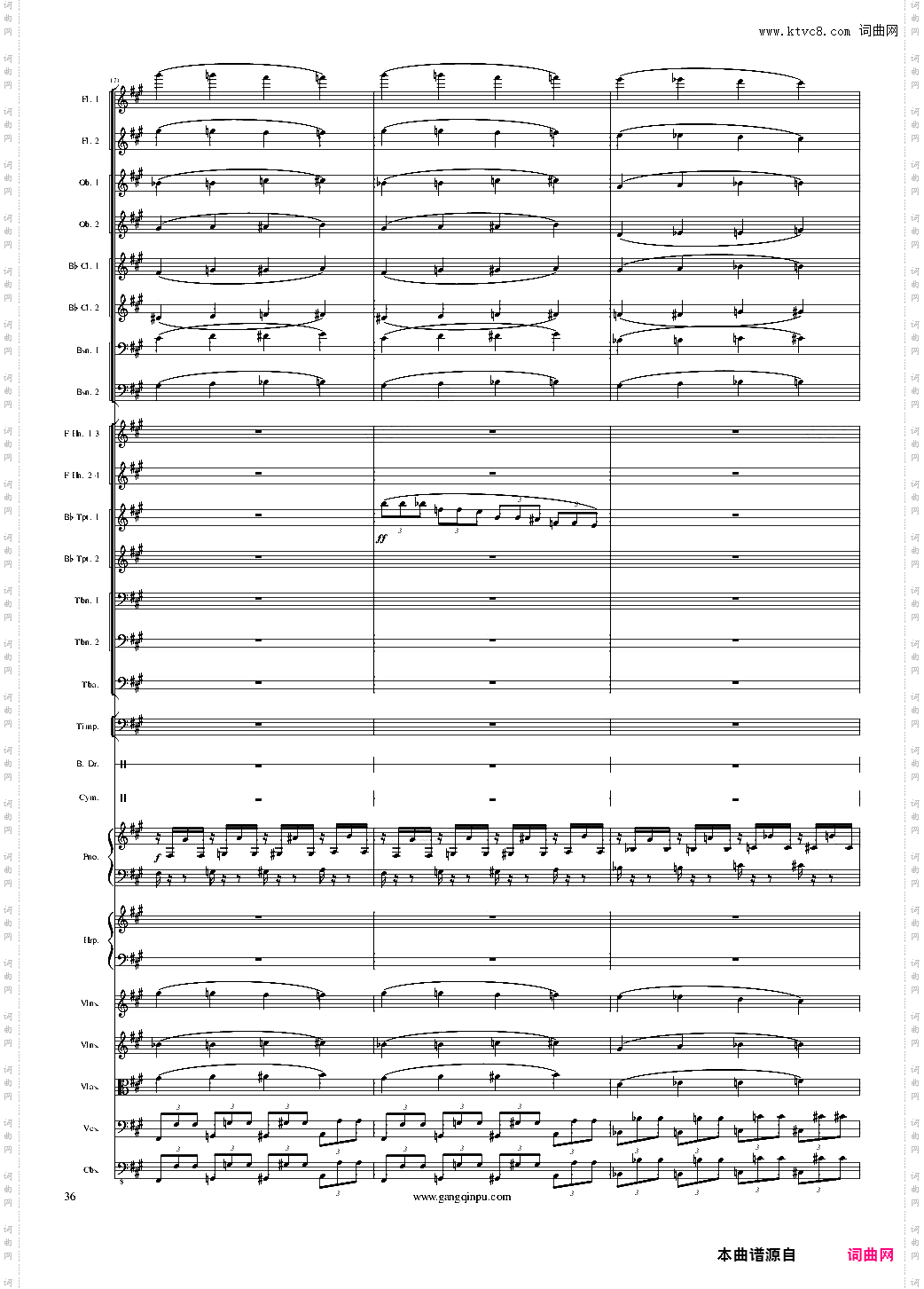 Piano Concerto No·6 in sharp F Minor Op·57 II·