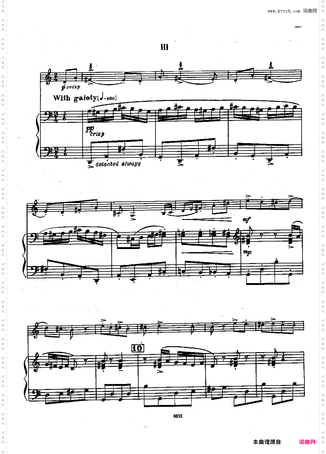 Creston Sonata OP·19 III