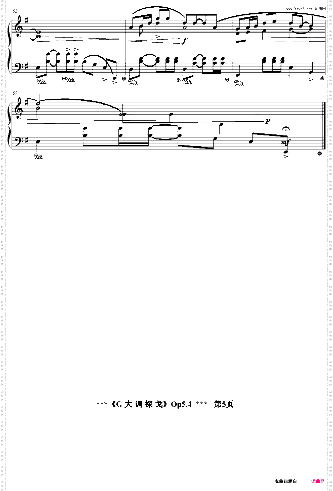 G大调探戈Op5·4080721