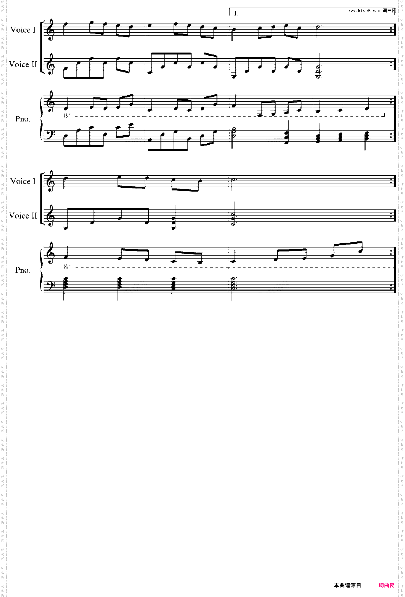 渔翁 Minuet in C