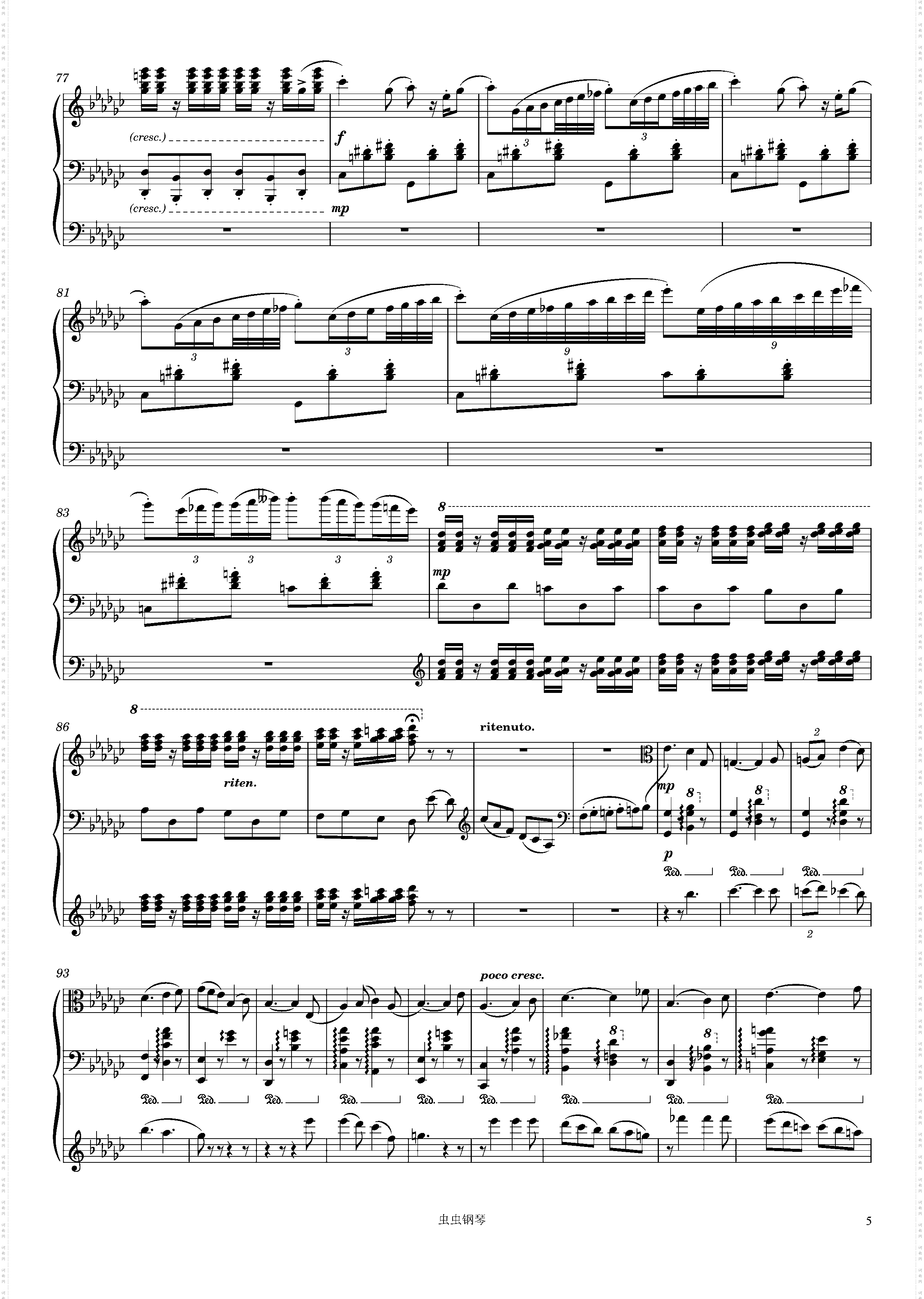 Swan Lake, 13· Dance of the Swans, V· Pas d'Action Piano