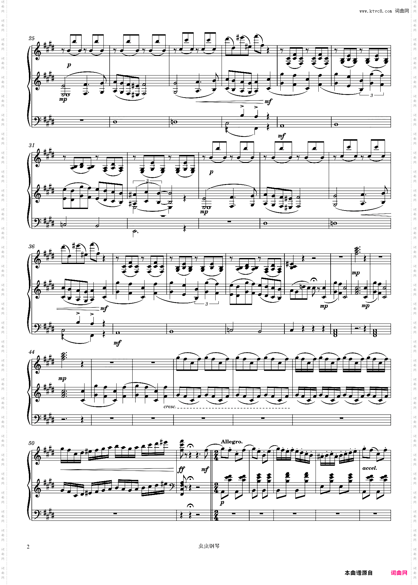 Swan Lake, 6· Pas d'Action Piano