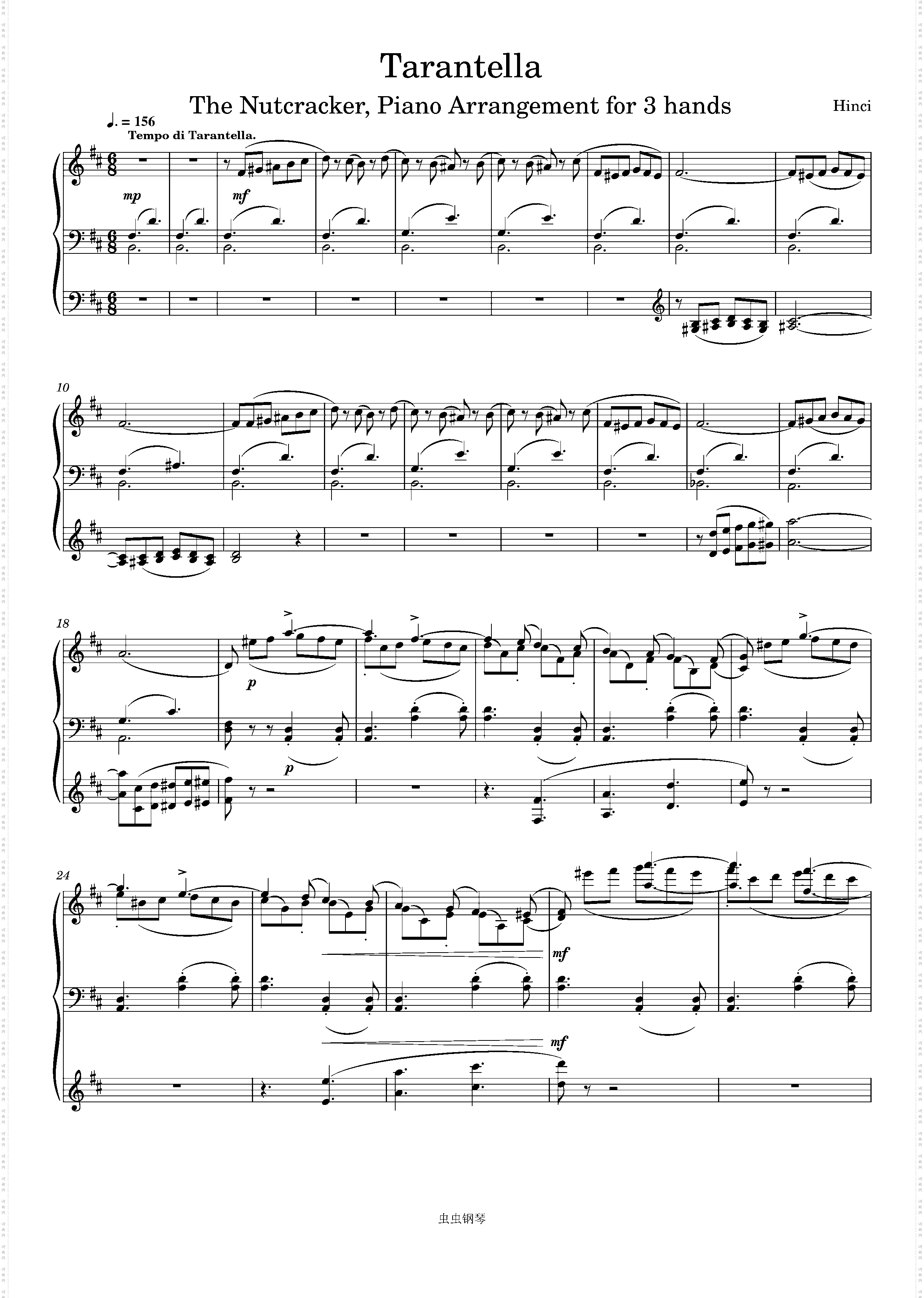 The Nutcracker, 14b· Tarantella Piano