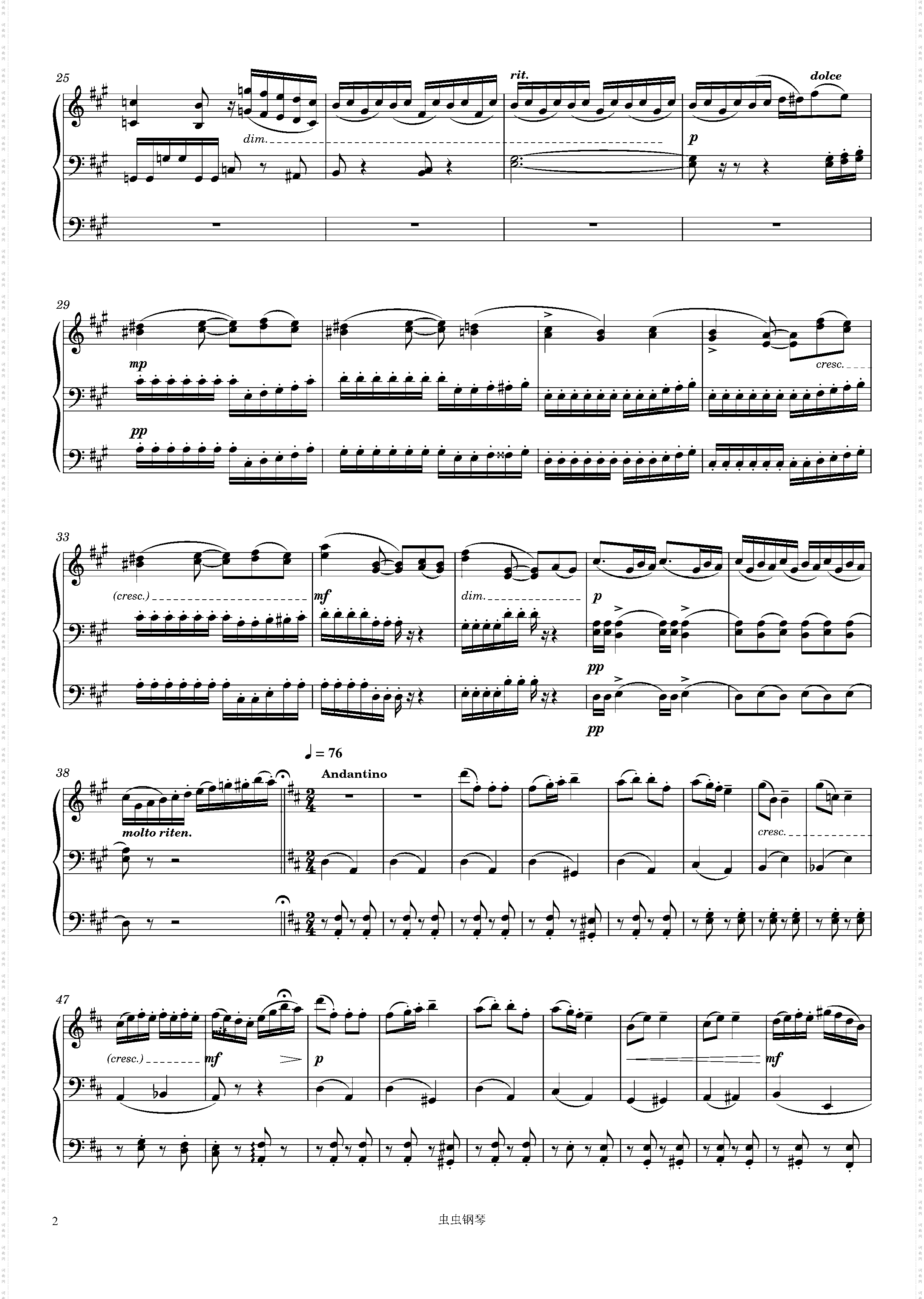 The Nutcracker, 5· Scene Grandfather's Dance, Piano
