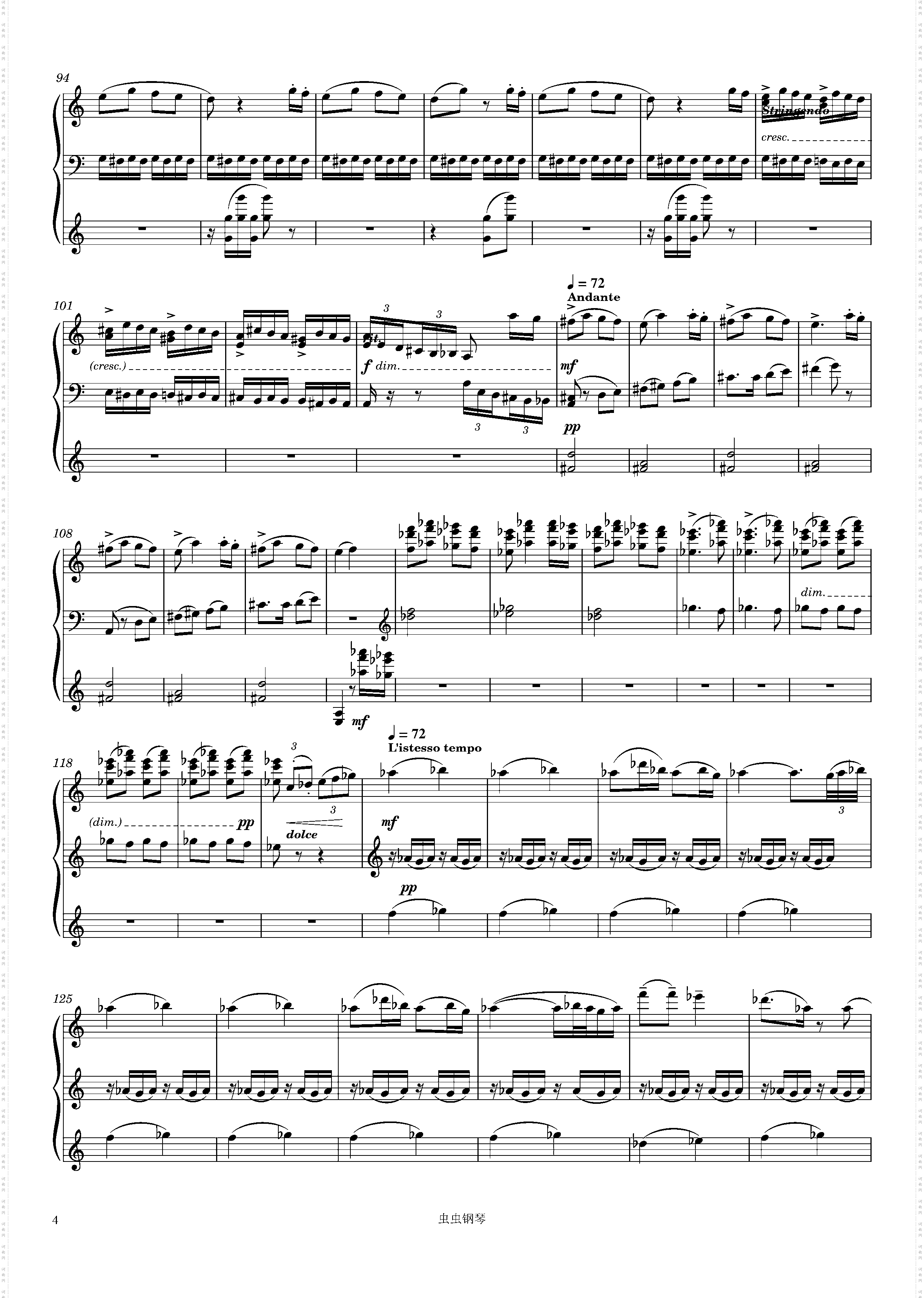 The Nutcracker, 5· Scene Grandfather's Dance, Piano