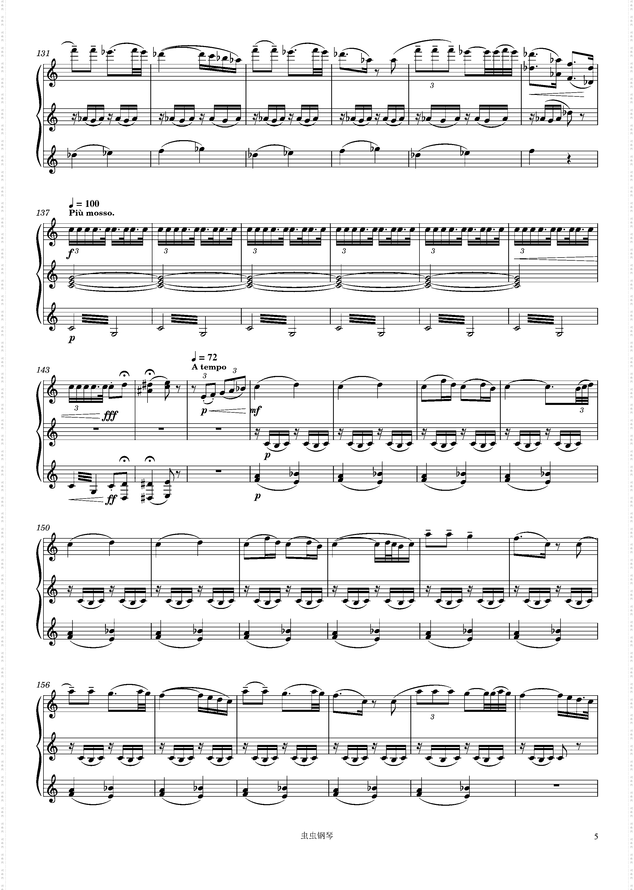 The Nutcracker, 5· Scene Grandfather's Dance, Piano
