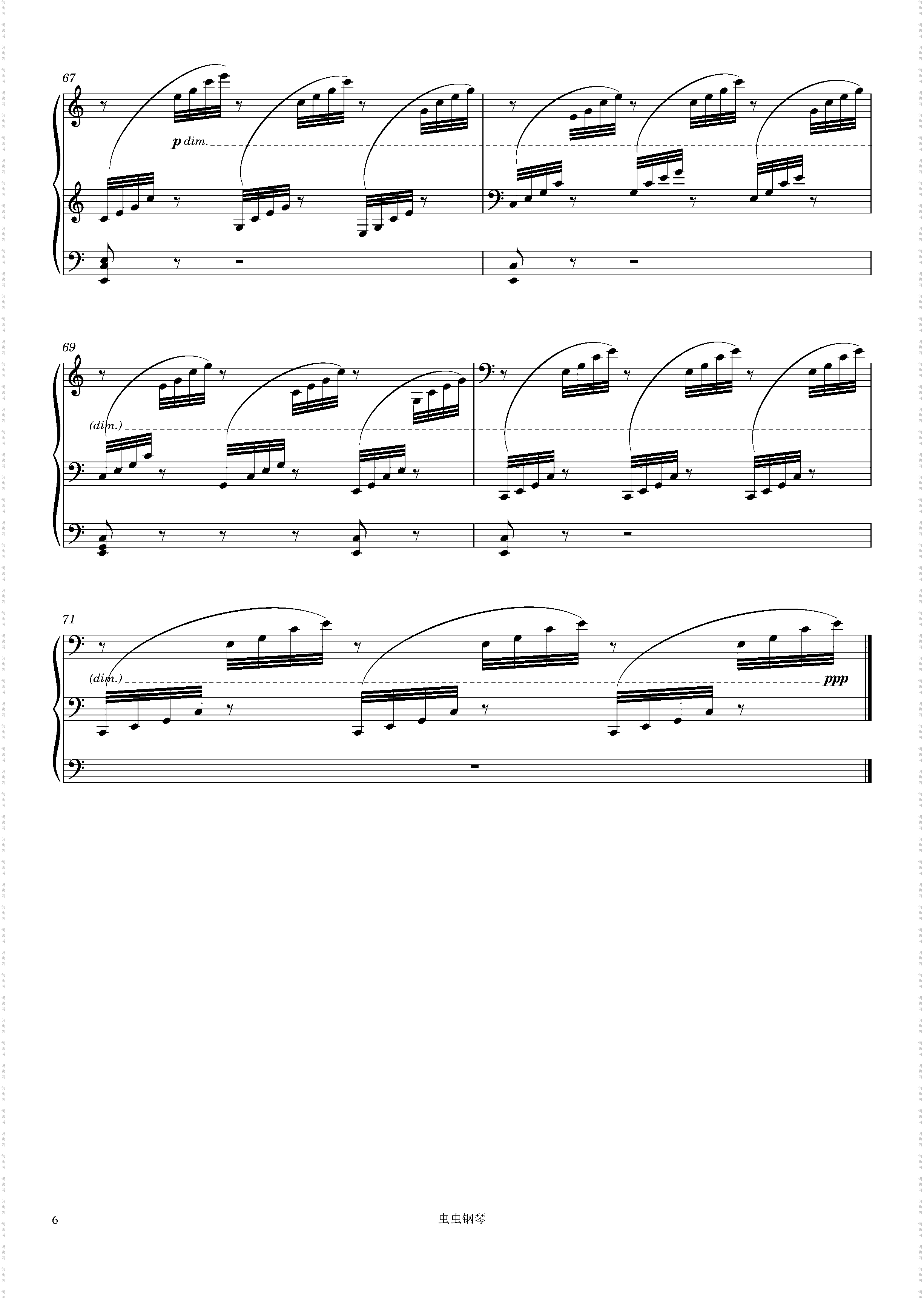 The Nutcracker, 8· Scene Journey through the Snow, Piano