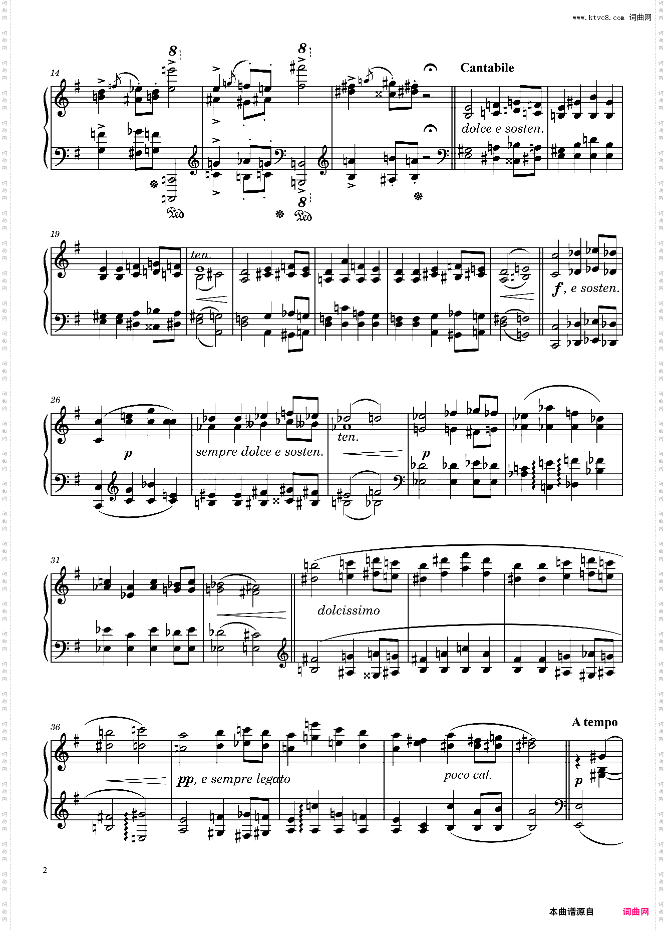 Esquisse Opus 63 No· 41 in E Minor