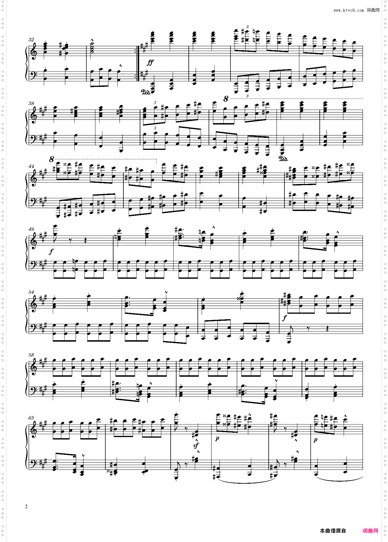 March Opus 37 No· 1 in A Minor, “Quasi da Cavalleria”