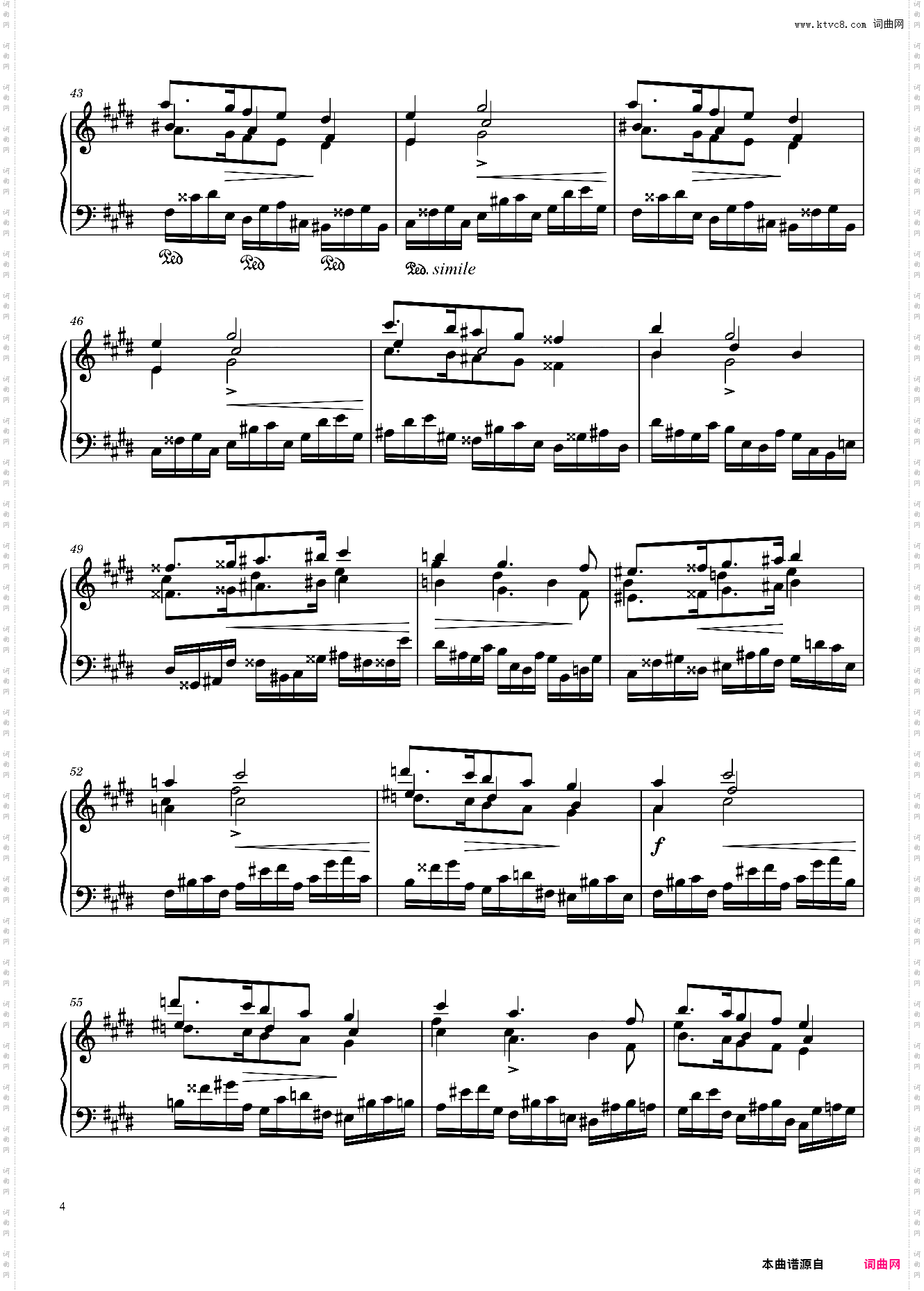 étude Caractéristique Opus 2 No· 5 in C? Minor