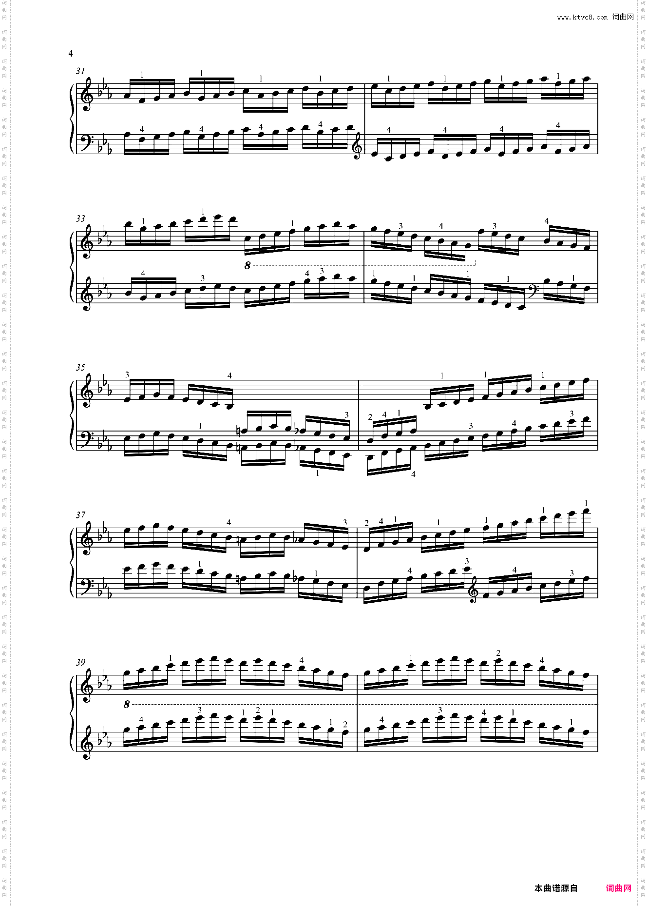 车尔尼299，No25