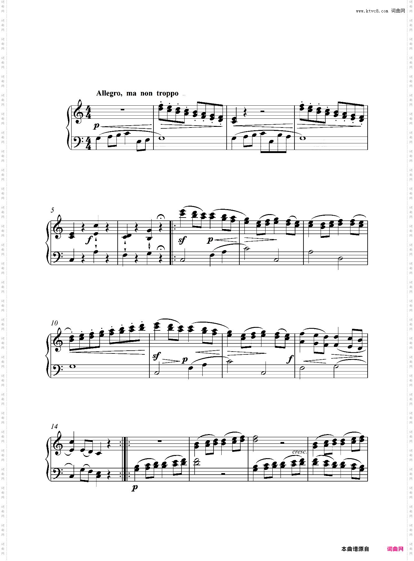 儿童联欢会Op·100,No·4