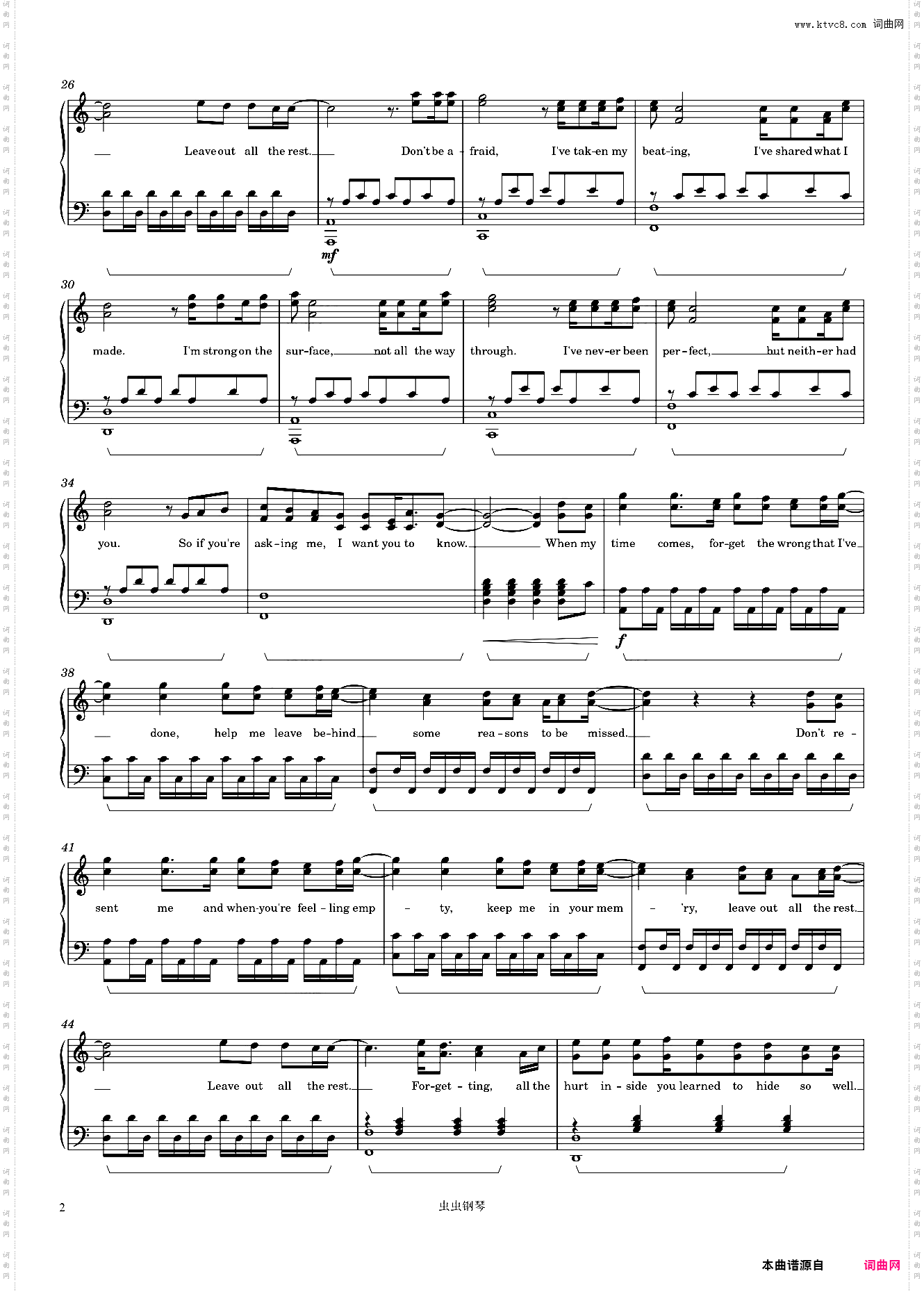 Leave Out All the Rest-Linkin Park