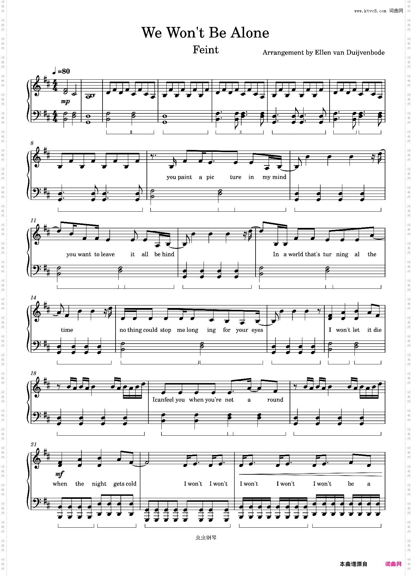 Feint-We Won't Be Alone