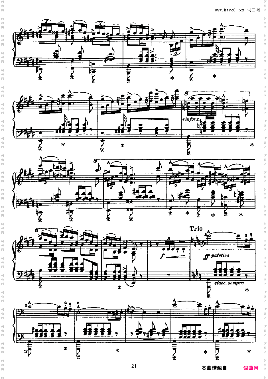 2首波洛奈兹舞曲 Two Polonaises S·223