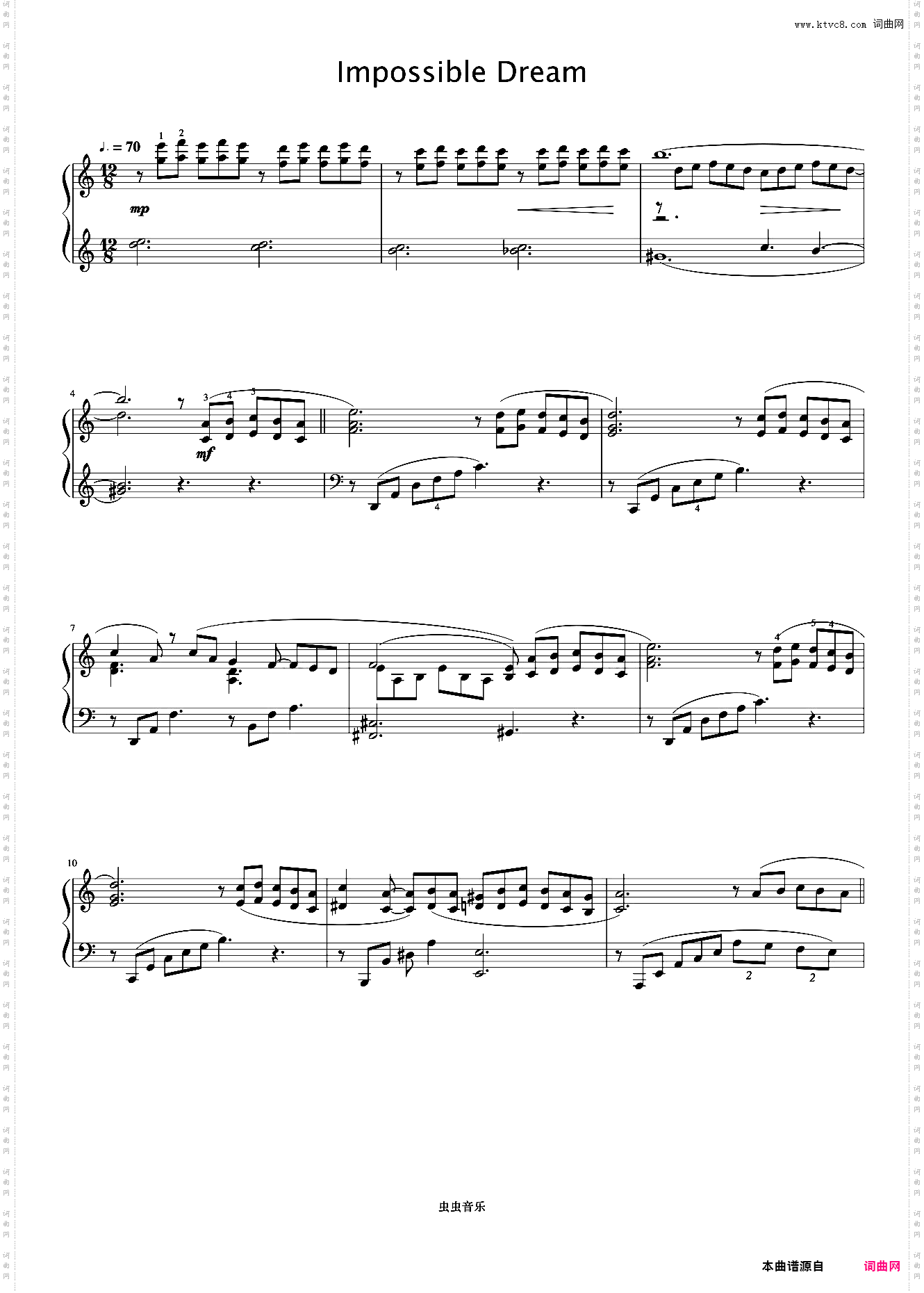 Impossible Dream《久石让钢琴作品精选集》