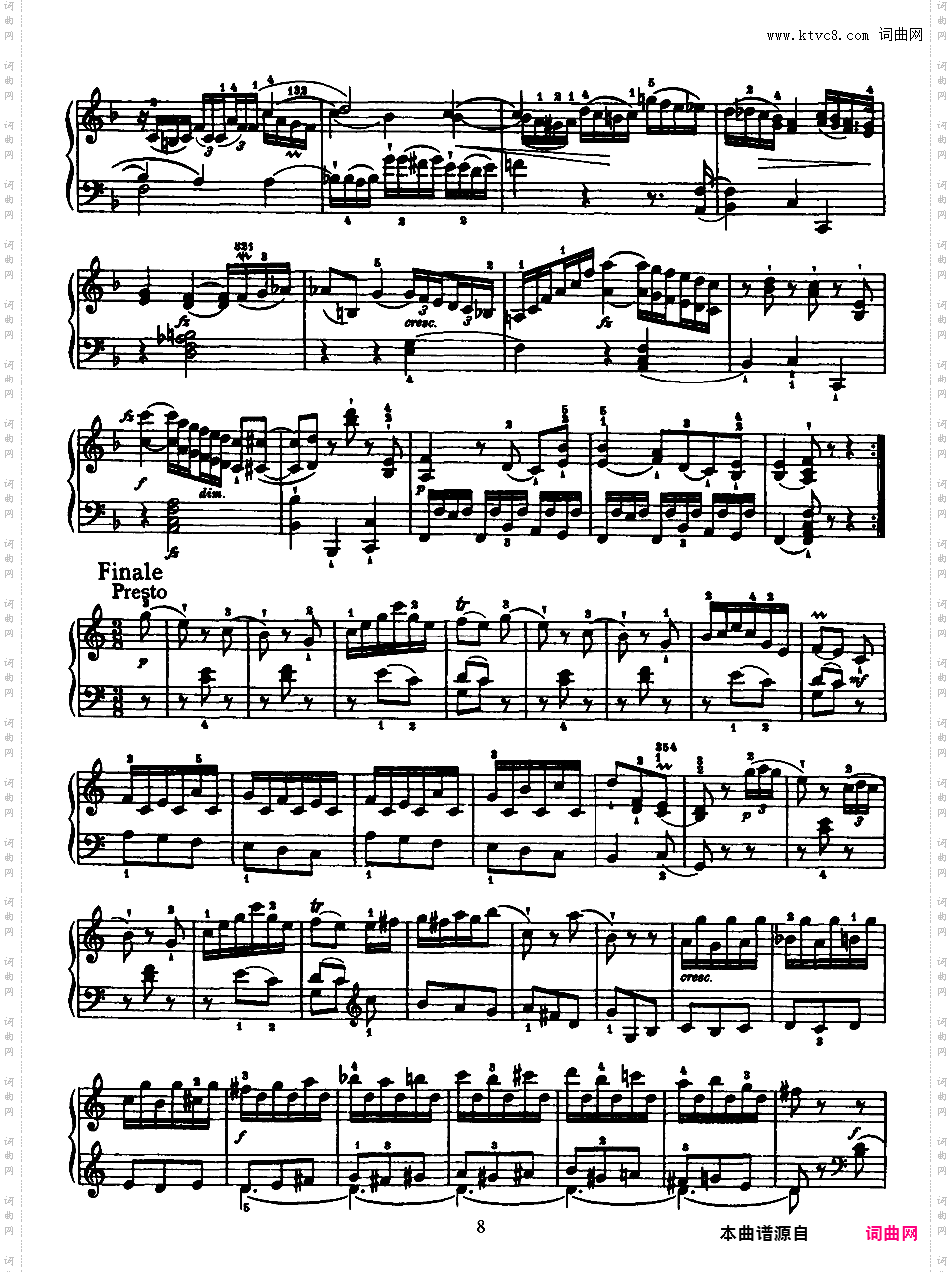52首钢琴奏鸣曲 52 Piano SonatasPiano Sonata No 21 in C_NoRestriction