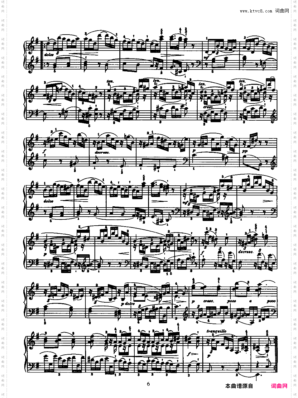 52首钢琴奏鸣曲 52 Piano SonatasPiano Sonata No 22 in E_NoRestriction