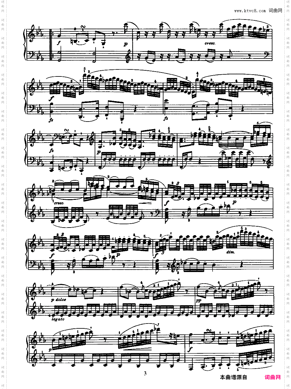 52首钢琴奏鸣曲 52 Piano SonatasPiano Sonata No 25 in Eb_NoRestriction