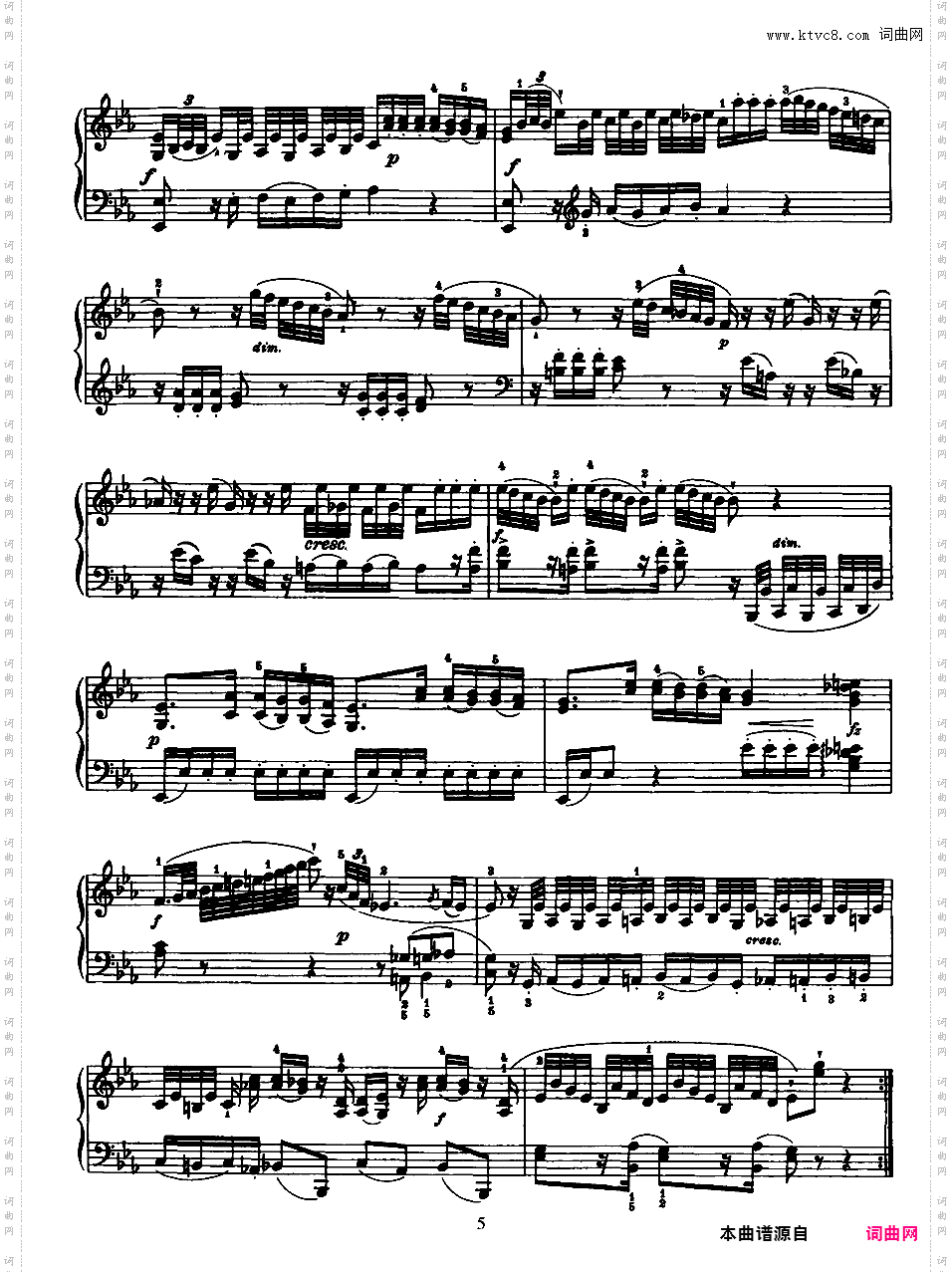 52首钢琴奏鸣曲 52 Piano SonatasPiano Sonata No 25 in Eb_NoRestriction