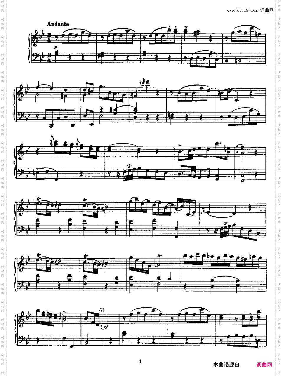 52首钢琴奏鸣曲 52 Piano SonatasPiano Sonata No 17 in Bb_NoRestriction
