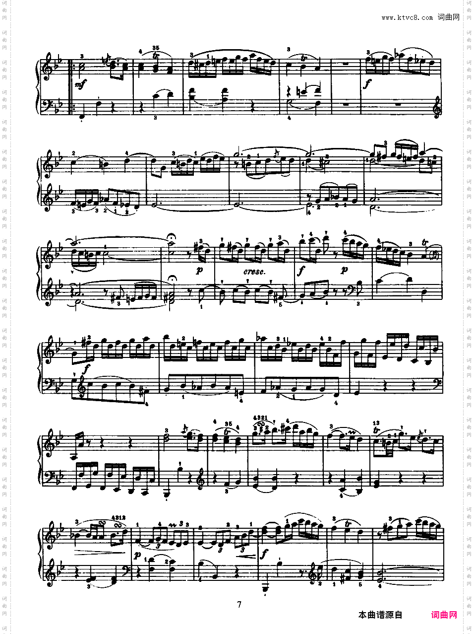 52首钢琴奏鸣曲 52 Piano SonatasPiano Sonata No 18 in Bb_NoRestriction