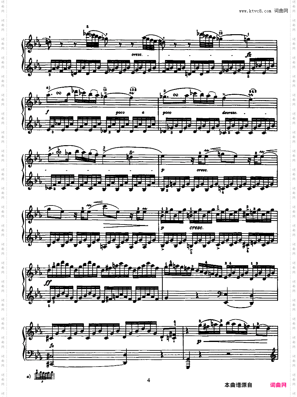 52首钢琴奏鸣曲 52 Piano SonatasPiano Sonata No 20 in c_NoRestriction