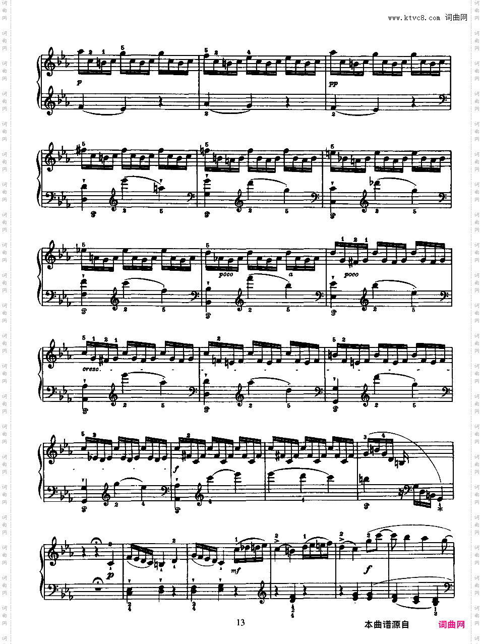 52首钢琴奏鸣曲 52 Piano SonatasPiano Sonata No 20 in c_NoRestriction