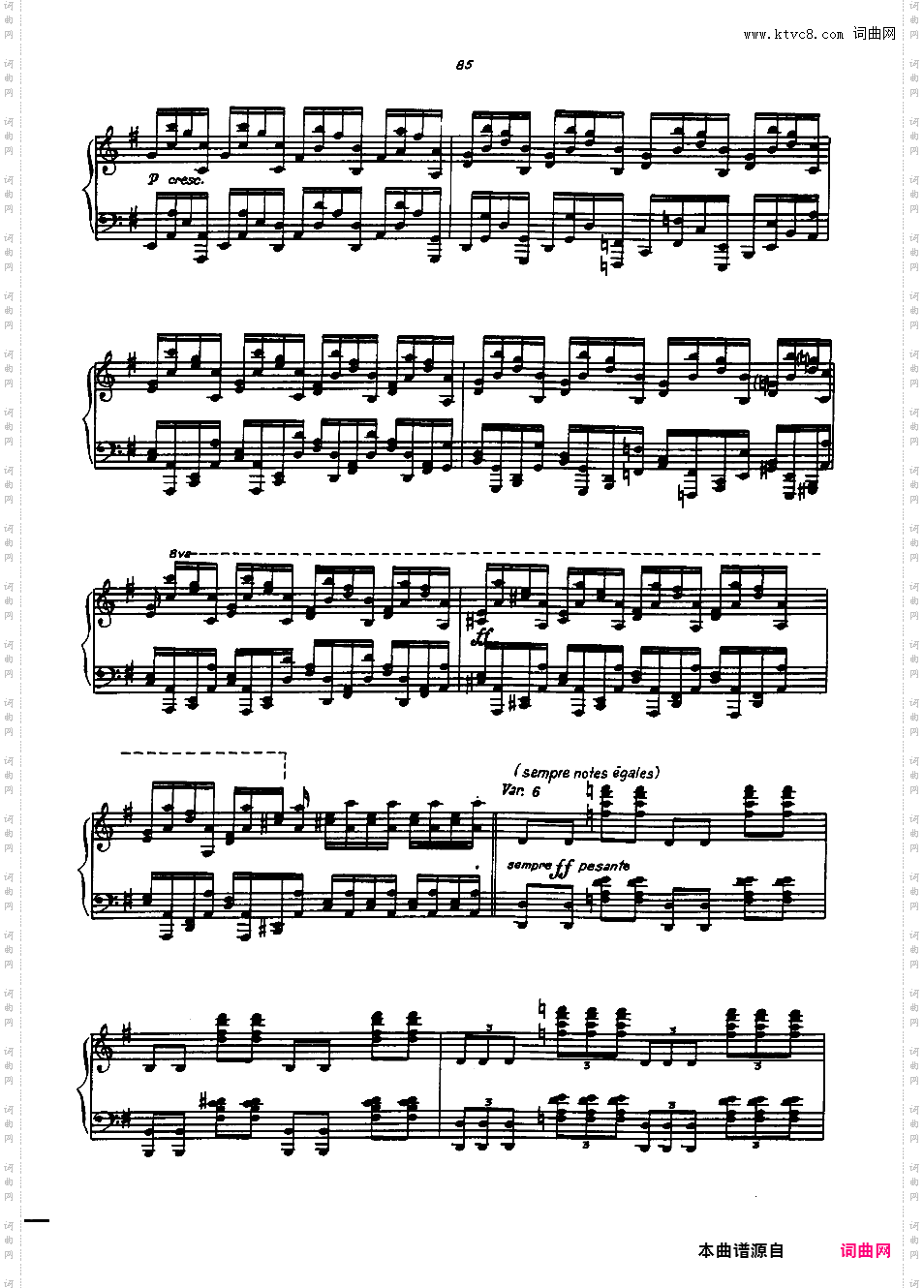 “点燃我心中的火焰”变奏曲 Variations On ·