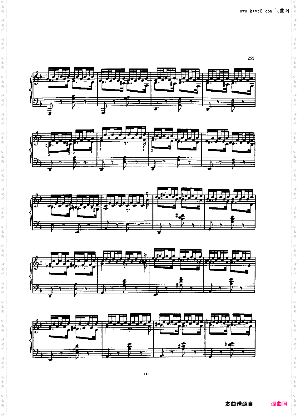 F大调练习曲“玛德琳”Etude in F Major ·