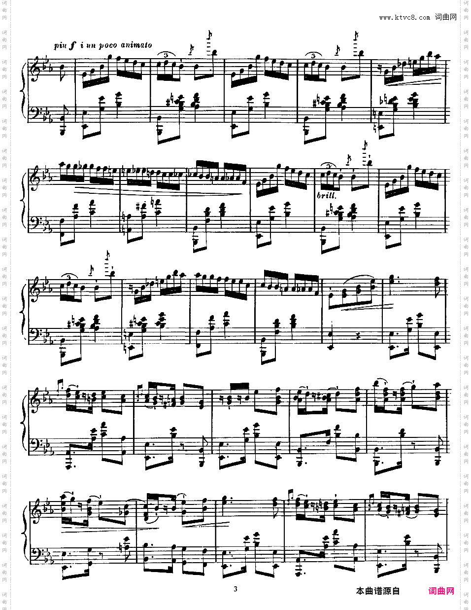 舞曲Danza op33Gottschalk 1857 op33 Danza alt