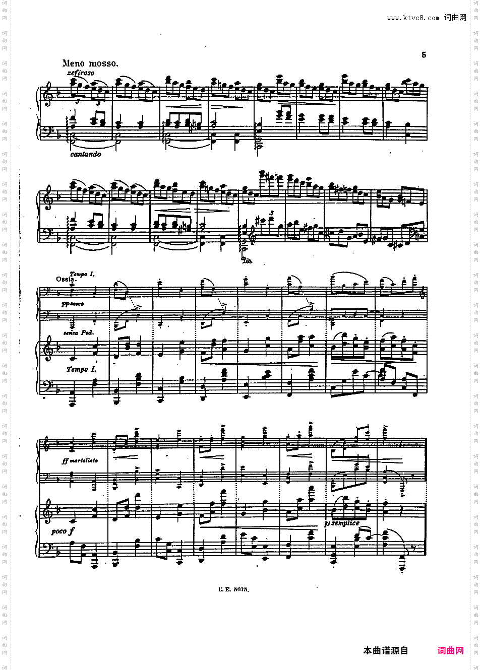 Friedman 改编曲集Beethoven-Friedman Eccossaises