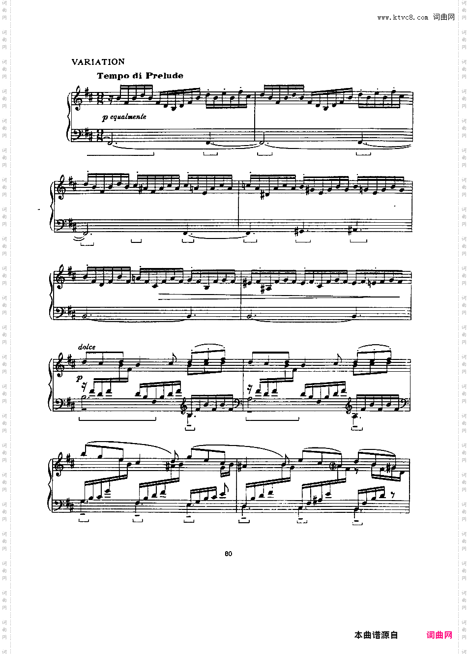 Friedman 改编曲集Franck-Friedman op18 Prelude, Fugue et Variation