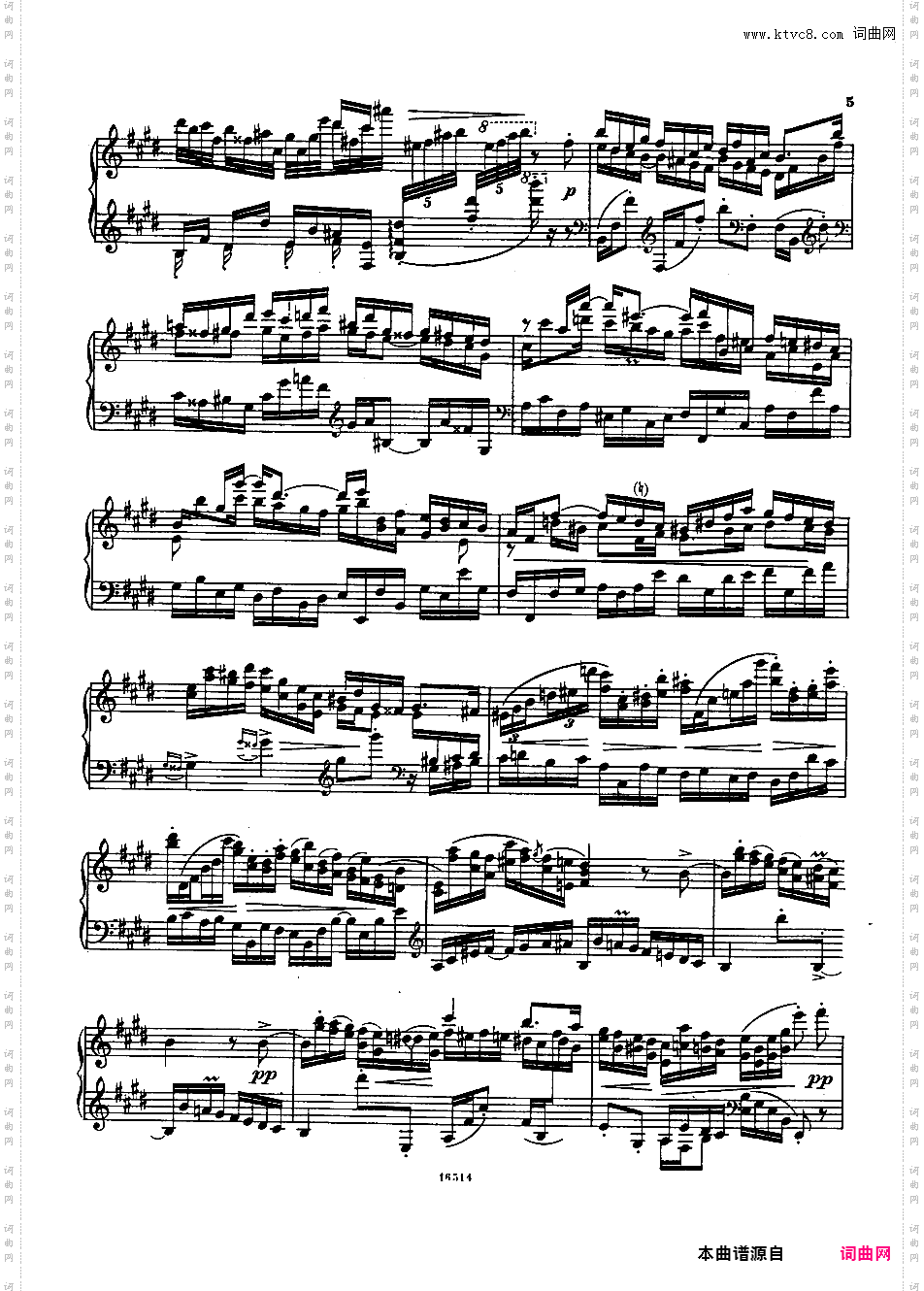 Friedman 改编曲集Kirnberger-Friedman Allegro