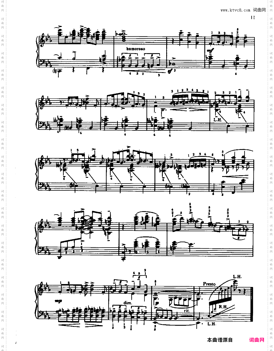 Gershwin Inserts from Gershwin Own Transcriptions
