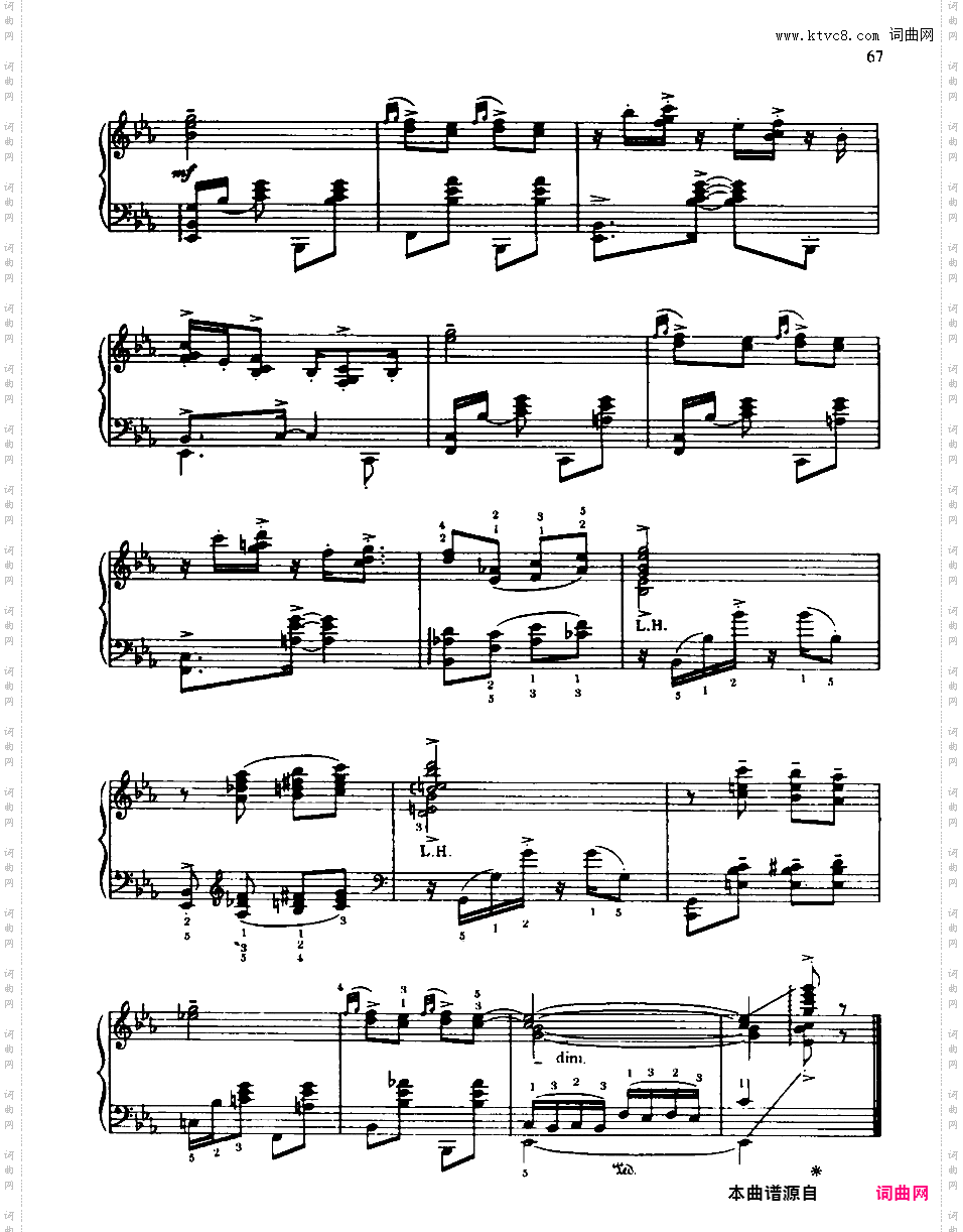 Gershwin Inserts from Gershwin Own Transcriptions