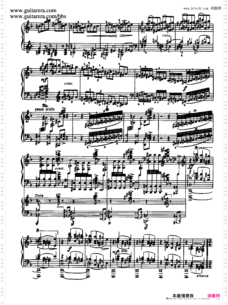 d小调前奏曲与赋格 Prelude and Fugue in d Minor Op·62