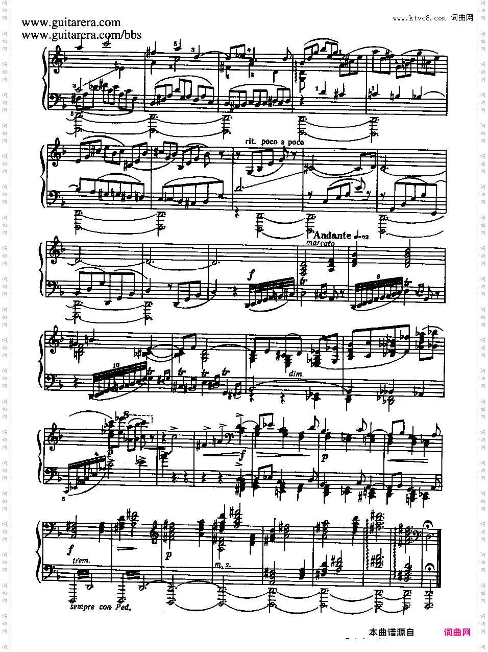 d小调前奏曲与赋格 Prelude and Fugue in d Minor Op·62