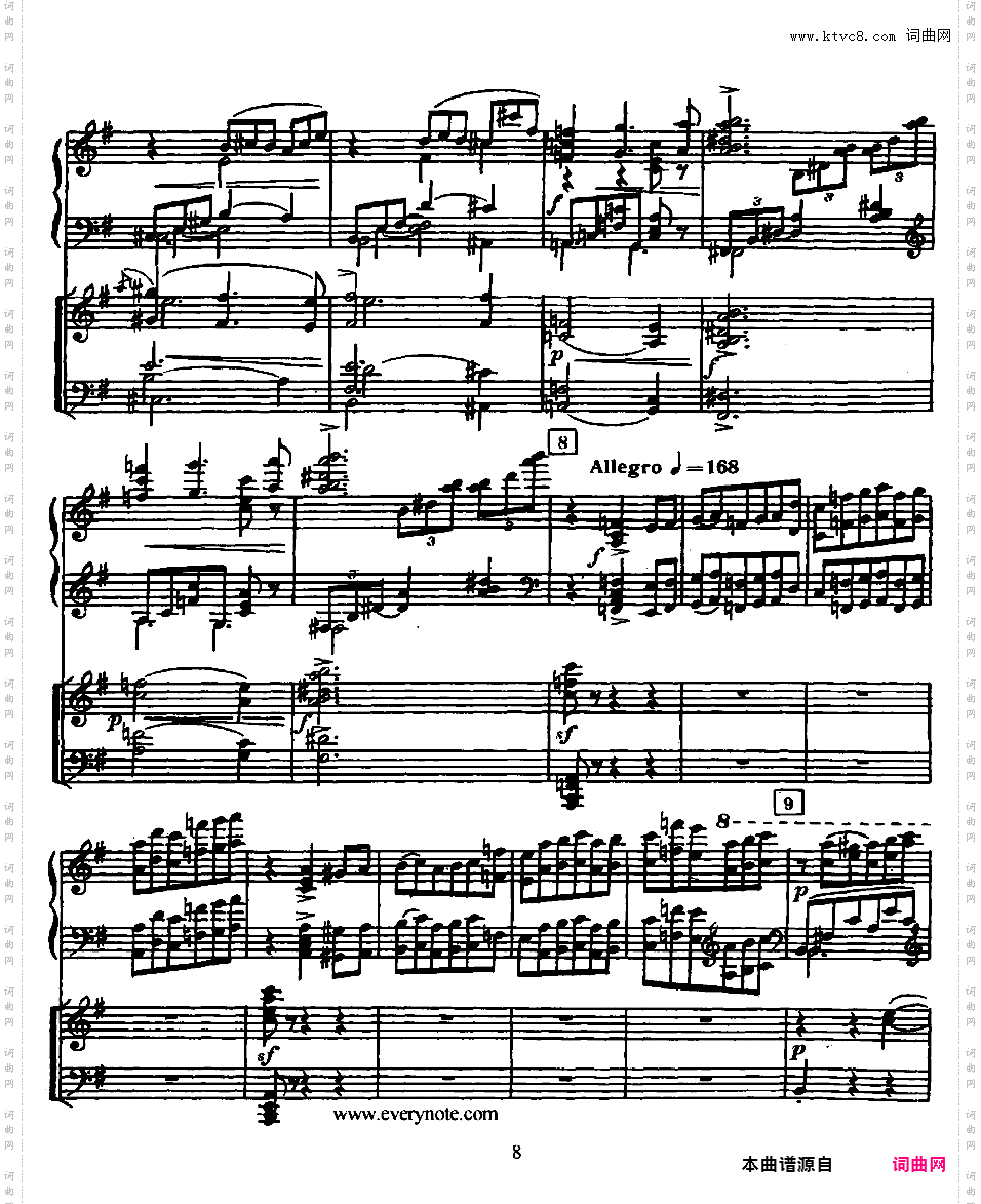B大调第二钢琴协奏曲 Piano Concerto no·2 in B Major Op·100