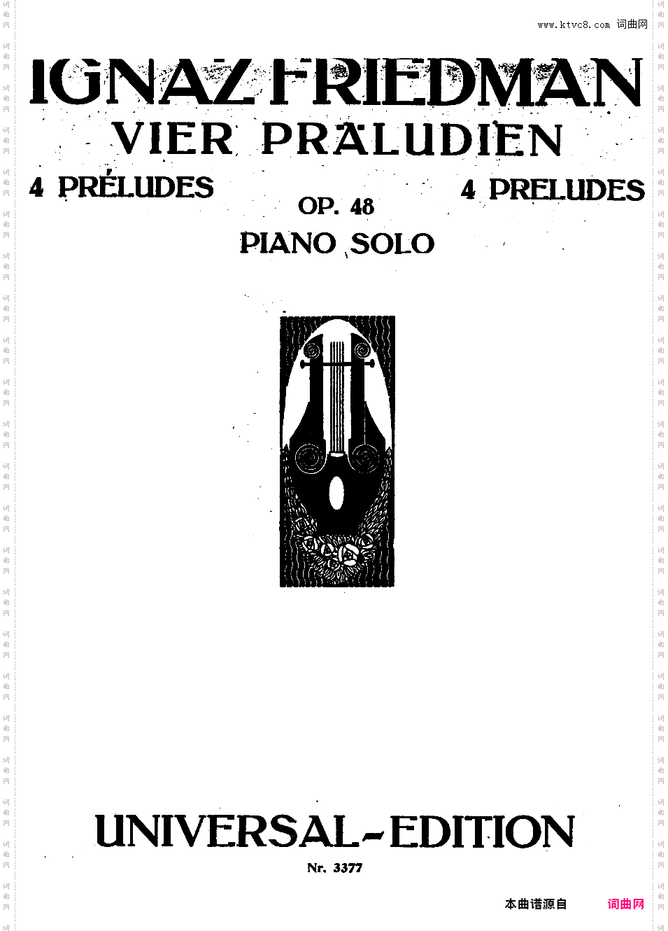 四首前奏曲 Four Preludes op48