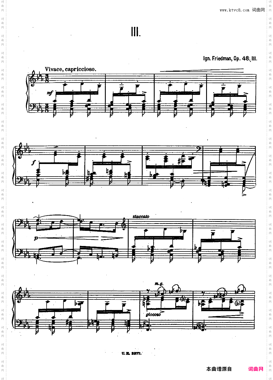 四首前奏曲 Four Preludes op48