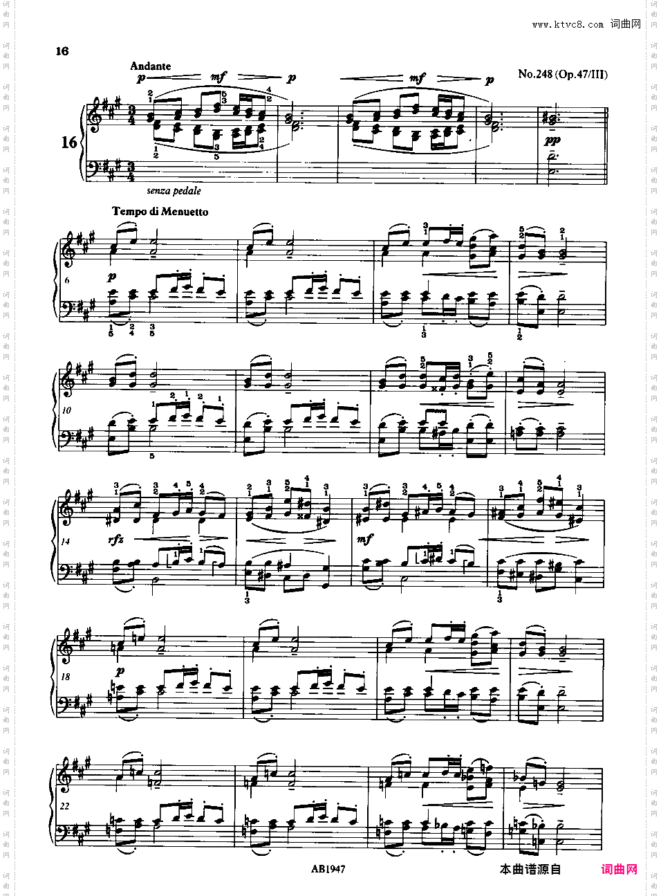 《心情、印象与回忆》选曲集