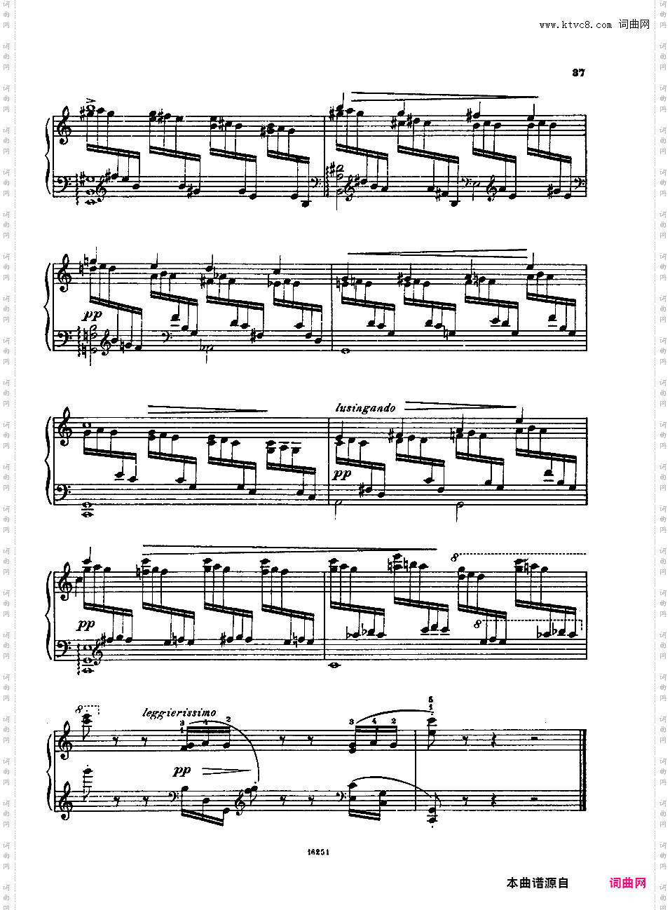 练习曲 Etude op63Friedman op63n4 Etude