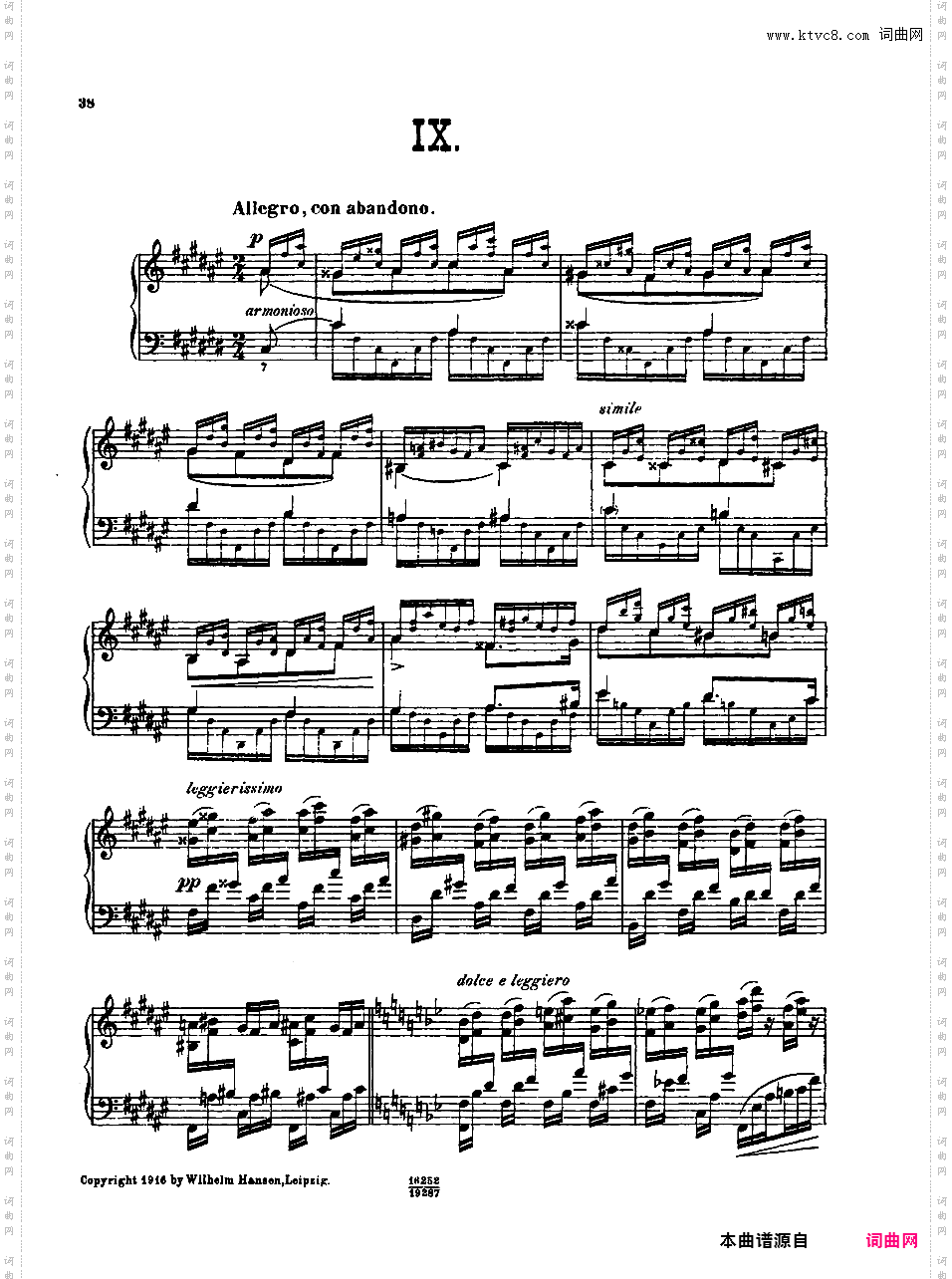 练习曲 Etude op63Friedman op63n4 Etude