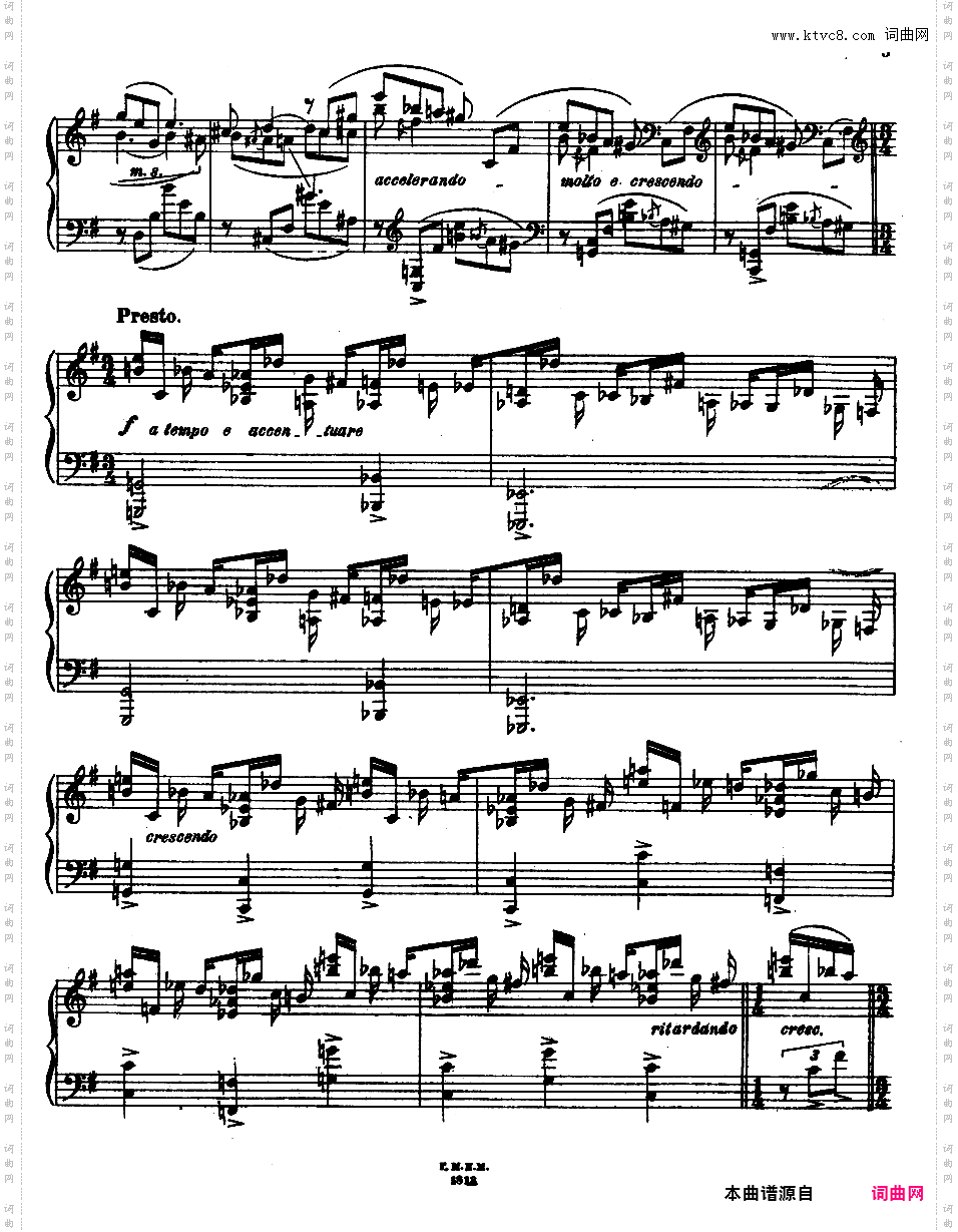四首前奏曲 Four Preludes op8
