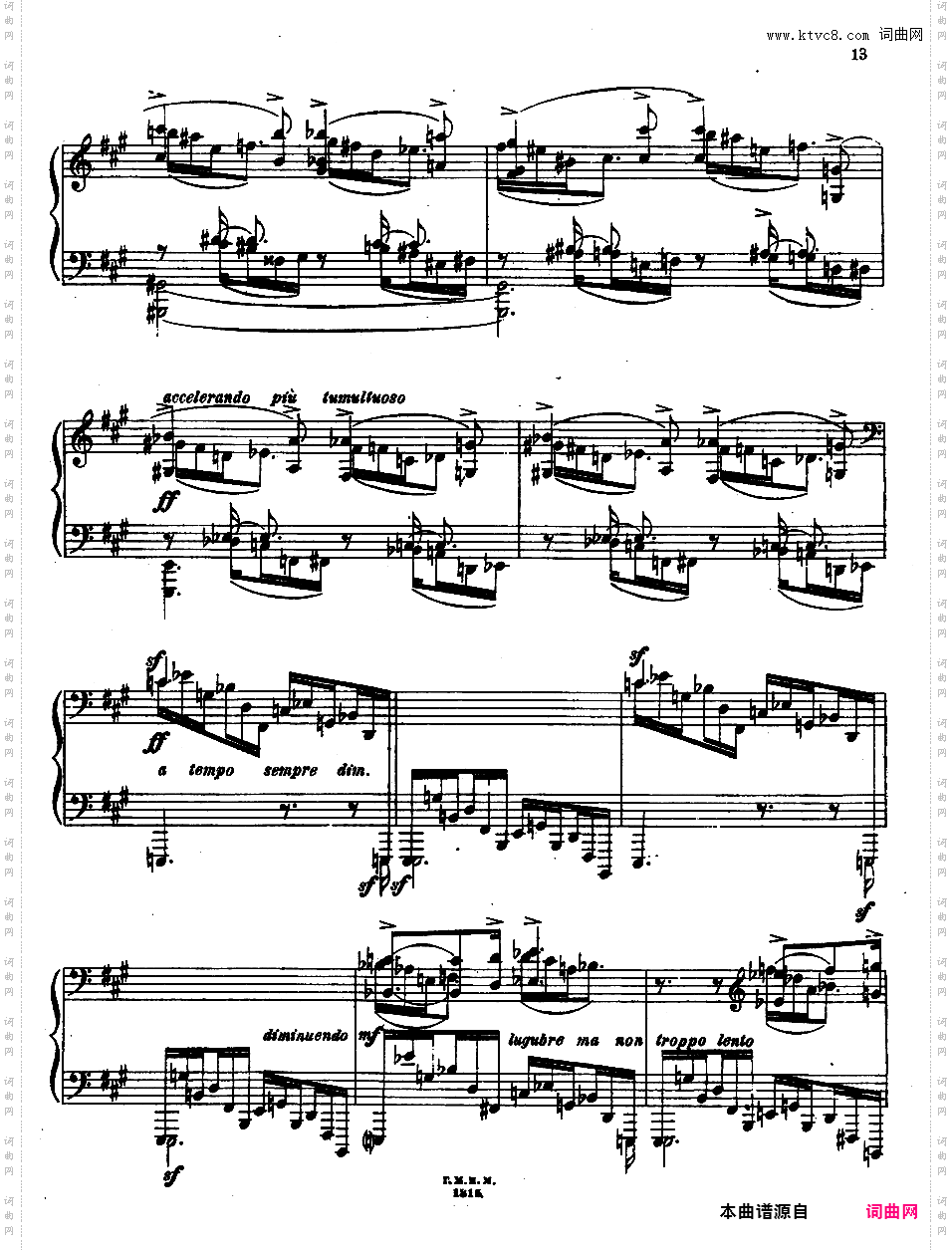 四首前奏曲 Four Preludes op8