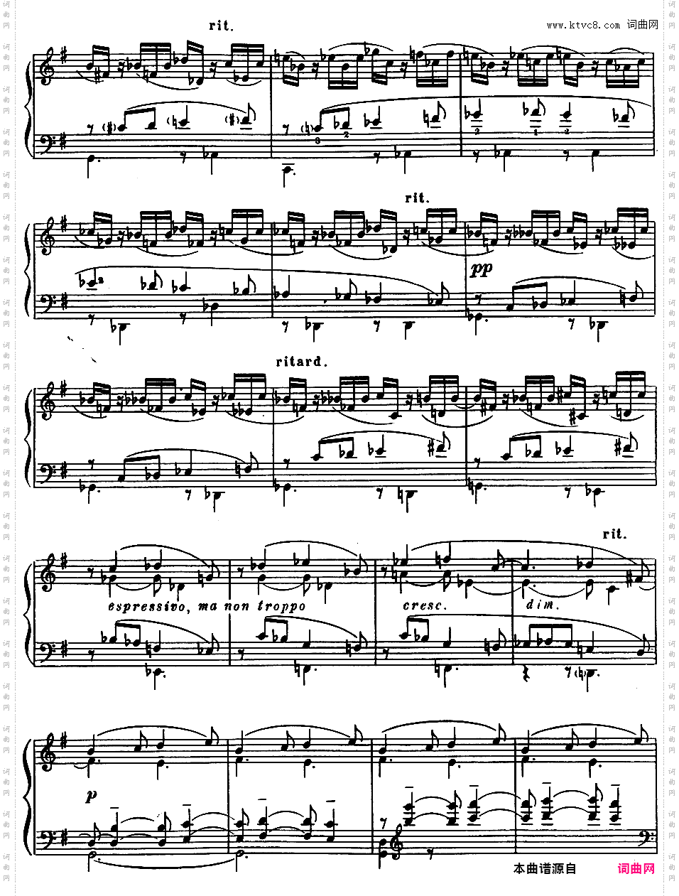 第二组曲 Second Suite for Piano op25